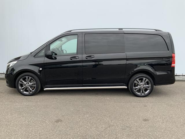 Mercedes-Benz VITO 119 CDI Lang Automaat Dub Cab Dub Schuifdeur Airco Cruise Camera Alu Velg Side Bar Trekhaak 2500 kg Euro 6