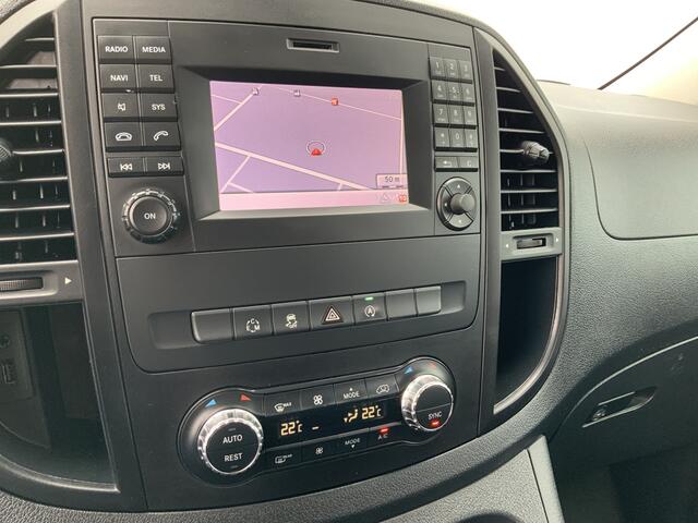 Mercedes-Benz VITO 119 CDI Lang Automaat Dub Cab Dub Schuifdeur Airco Cruise Camera Alu Velg Side Bar Trekhaak 2500 kg Euro 6