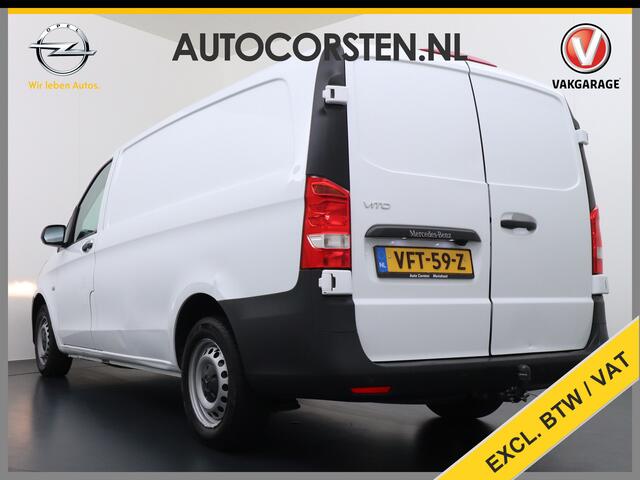 Mercedes-Benz VITO 114CDI 136PK Lang Trekhaak Camera Navi Cruise Control Pdc Regen/Lichtsensor Park-Assistent Led Bluetooth Betonplex Vloer Schuifdeur Wandbekleding