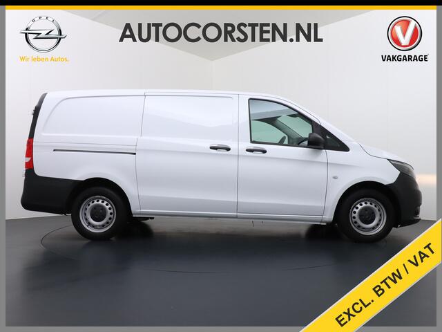 Mercedes-Benz VITO 114CDI 136PK Lang Trekhaak Camera Navi Cruise Control Pdc Regen/Lichtsensor Park-Assistent Led Bluetooth Betonplex Vloer Schuifdeur Wandbekleding