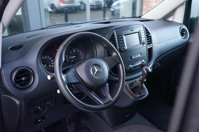 Mercedes-Benz VITO 116 CDI Lang , LED, Camera, Cruise, Navi, Trekhaak, Seleniet Grijs, Garantie, 1e eigenaar!