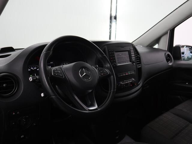 Mercedes-Benz VITO 116 CDI XL L3 | Aut. | CAMERA | ILS LED LAMPEN | NAVIGATIE | CRUISE CONTROL | DODEHOEK DETECTIE | CLIMATE CONTROL | METALLIC LAK | LICHTMETALEN WIELEN | BETIMMERDE LAADRUIMTE
