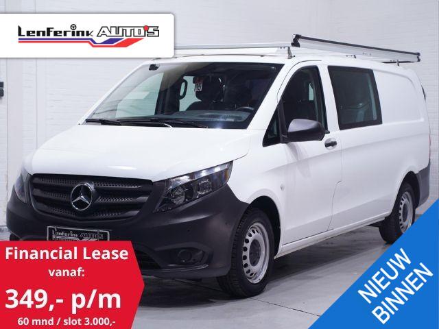 Mercedes-Benz VITO 111 CDI 114 pk Dubbel Cabine XL Airco, Slechts 38 dkm, PDC V+A, Imperiaal, NAP, 5-Zits