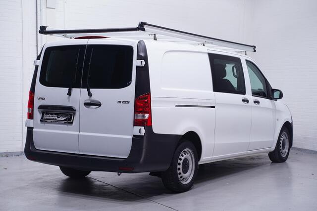 Mercedes-Benz VITO 111 CDI 114 pk Dubbel Cabine XL Airco, Slechts 38 dkm, PDC V+A, Imperiaal, NAP, 5-Zits