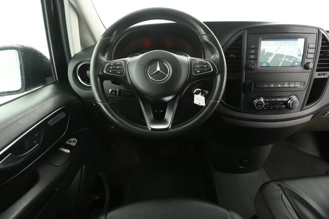 Mercedes-Benz VITO 119 CDI Lang 191PK Automaat Clima Camera Cruise LED Navi Leder 3 Persoons PDC 17"LMV Trekhaak