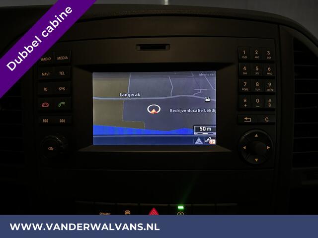 Mercedes-Benz VITO 114 CDI Automaat L2H1 Dubbele cabine Euro6 Airco | Camera | Navigatie | Cruisecontrol 5-Zits, Parkeersensoren, Achterklep