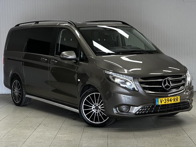Mercedes-Benz VITO 114 CDI Lang DC Comfort Lease Edition/ Automaat!/ Trekhaak/ 2X Schuifdeur/ 19'' LMV/ Camera/ LED koplampen/ Navi/ Clima/ Cruise/ Elek. pakket/ Bluetooth/ Armsteun/ Multi. Sportstuur/ PDC V+A/ Extra getint glas.