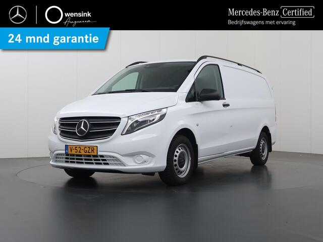 Mercedes-Benz VITO 116 CDI | L2 LANG | AUT. | CAMERA | ILS LED LAMPEN | CRUISE CONTROL | 2500KG TREKHAAK | STOELVERWARMING | BETIMMERDE LAADRUIMTE | APPLE CARPLAY - ANDROID AUTO | 3-ZITS | STANDKACHEL | CERTIFIED