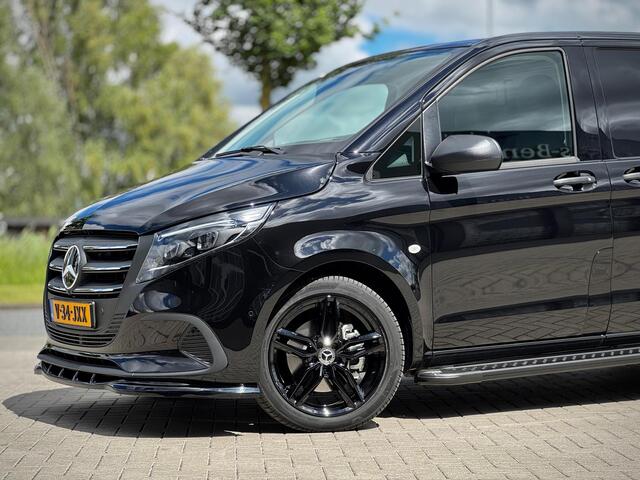 Mercedes-Benz VITO 116 CDI Aut. | L3 XL | Pro | EDITION | 19" Velgen | Spoilerpakket | Treeplanken | Automaat | Parkeercamera | Distronic Plus | Trekhaak 2500Kg | Dubbele schuifdeuren | Stoelverwarming | Nieuw