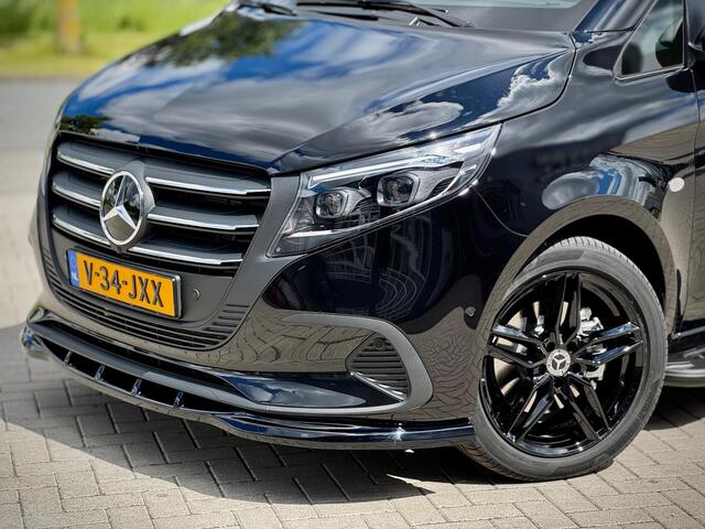 Mercedes-Benz VITO 116 CDI Aut. | L3 XL | Pro | EDITION | 19" Velgen | Spoilerpakket | Treeplanken | Automaat | Parkeercamera | Distronic Plus | Trekhaak 2500Kg | Dubbele schuifdeuren | Stoelverwarming | Nieuw
