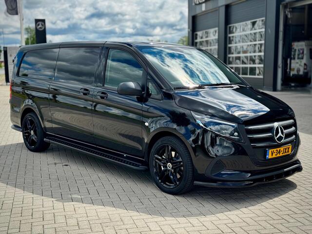 Mercedes-Benz VITO 116 CDI Aut. | L3 XL | Pro | EDITION | 19" Velgen | Spoilerpakket | Treeplanken | Automaat | Parkeercamera | Distronic Plus | Trekhaak 2500Kg | Dubbele schuifdeuren | Stoelverwarming | Nieuw