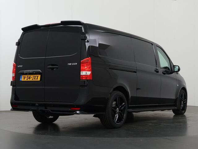 Mercedes-Benz VITO 116 CDI Aut. | L3 XL | Pro | EDITION | 19" Velgen | Spoilerpakket | Treeplanken | Automaat | Parkeercamera | Distronic Plus | Trekhaak 2500Kg | Dubbele schuifdeuren | Stoelverwarming | Nieuw