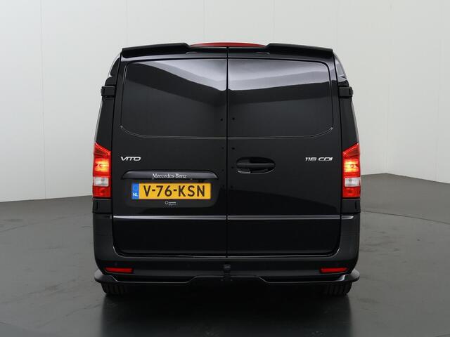 Mercedes-Benz VITO 116 CDI Aut. | XL L3 | Pro | EDITION | 19" Velgen | Spoilerpakket | Treeplanken | Achterdeuren | Distronic | Trekhaak | Facelift | Bumpers in kleur | BPM-vrij | Certified