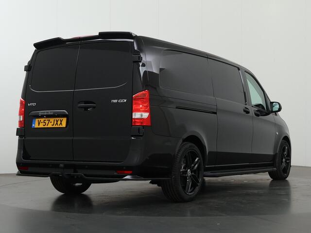Mercedes-Benz VITO 116 CDI | Aut. | XL L3 | Pro | EDITION | 19" LM VELGEN | SPOILERPAKKET | TREEPLANKEN | Automaat | Parkeercamera | Distronic | 2500Kg Ahw | Dubbele schuifdeuren | Nieuw