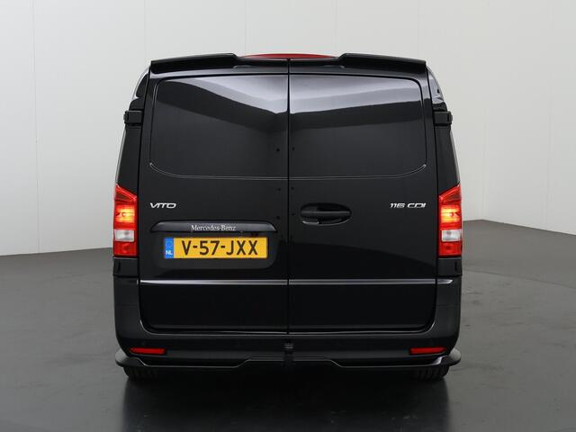 Mercedes-Benz VITO 116 CDI | Aut. | XL L3 | Pro | EDITION | 19" LM VELGEN | SPOILERPAKKET | TREEPLANKEN | Automaat | Parkeercamera | Distronic | 2500Kg Ahw | Dubbele schuifdeuren | Nieuw