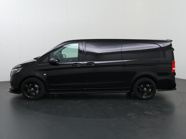 Mercedes-Benz VITO 116 CDI | Aut. | XL L3 | Pro | EDITION | 19" LM VELGEN | SPOILERPAKKET | TREEPLANKEN | Automaat | Parkeercamera | Distronic | 2500Kg Ahw | Dubbele schuifdeuren | Nieuw