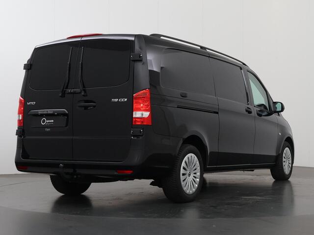 Mercedes-Benz VITO 119 CDI | XL L3 | PRO | Dubbele Schuifdeur | MULTI-BEAM LED | CAMERA | CARPLAY / ANDROID AUTO | ACHTERDEUREN | ALARM | DODEHOEKDETECTIE | TREKHAAK | SPOORASSISTENT | CHROOM INTERIEUR PAKKET | CERTIFIED