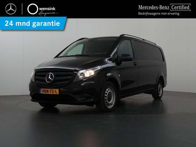 Mercedes-Benz VITO eVito XL L3 66 kWh | AIRCO | ACHTERUITRIJCAMERA | APPLE CARPLAY / ANDROID AUTO | BIJRIJDERSBANK | BUMPERS IN KLEUR | STOELVERWARMING | PARKEERSENSOREN VOOR EN ACHTER | METALLIC