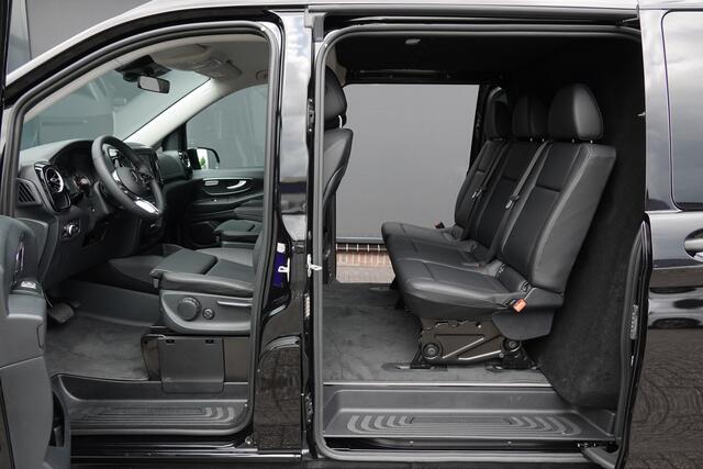 Mercedes-Benz VITO 119Cdi 190Pk 9G-Tronic Aut. | Dubbele Cabine | Mixto Pro | Extra lang | 2xSchuifdeur | Achteruitrijcamera | Afneembare trekhaak | Spoilerpack | Rode remzadels | 20''