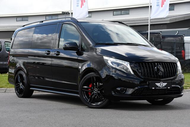 Mercedes-Benz VITO 114 CDI Lang DC Black Edition Camera, Cruise, Carplay, 190PK, Automaat, 2 x Schuifdeur, Leder, LED, Uniek!