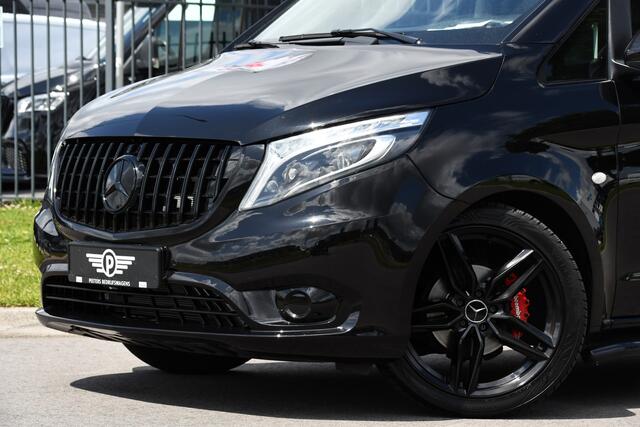 Mercedes-Benz VITO 114 CDI Lang DC Black Edition Camera, Cruise, Carplay, 190PK, Automaat, 2 x Schuifdeur, Leder, LED, Uniek!