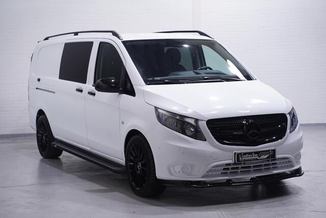 Mercedes-Benz VITO 116 CDI 163 pk Dubbel Cabine Black&White Edition 19" LMV, Treeplanken, Spoilers V+A, Apple Carplay, 5-Zits