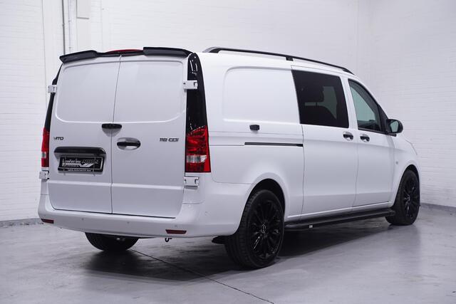 Mercedes-Benz VITO 116 CDI 163 pk Dubbel Cabine Black&White Edition 19" LMV, Treeplanken, Spoilers V+A, Apple Carplay, 5-Zits