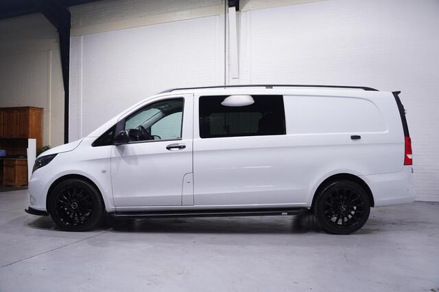 Mercedes-Benz VITO 116 CDI 163 pk Dubbel Cabine Black&White Edition 19" LMV, Treeplanken, Spoilers V+A, Apple Carplay, 5-Zits