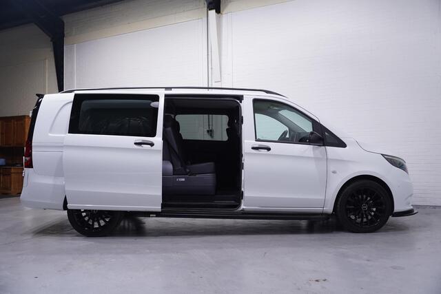 Mercedes-Benz VITO 116 CDI 163 pk Dubbel Cabine Black&White Edition 19" LMV, Treeplanken, Spoilers V+A, Apple Carplay, 5-Zits