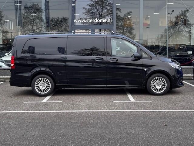 Mercedes-Benz VITO 119 CDI L3 Sportpakket l Dubbel Cabine l 4 x 4 l AIRMATIC l 360 gr Camera l 2,5t AHW | DISTRONIC | gewicht l MBUX l LEDER l Stoelverwarming l 2 x Schuifdeuren l Luchtvering l Luxe Lederen interieur l Geen BPM l