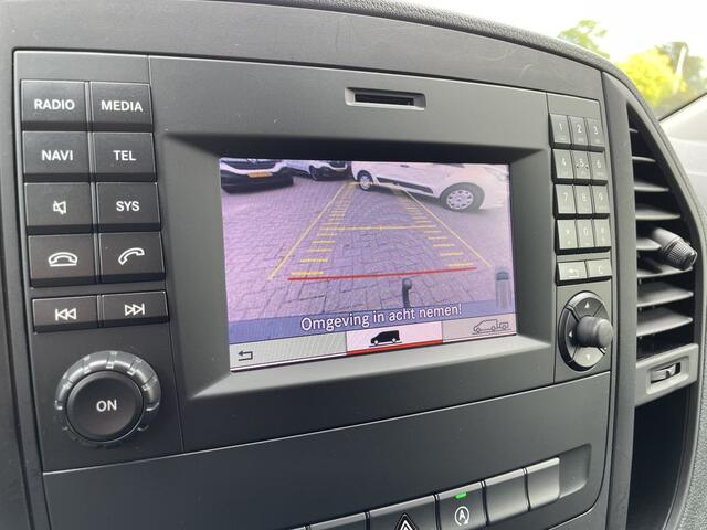 Mercedes-Benz VITO 114 CDI E6 Automaat Lang BPM Vrij! Lease ¤398 p/m, Airco, Navi+Camera, PDC V+A, Aluca inrichting, 2 schuifdeuren, Onderhoudshistorie aanwezig