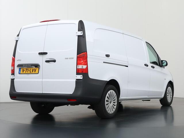 Mercedes-Benz VITO 116 CDI Aut. | XL L3 | Pro | Navigatie | Parkeercamera | Stoelverwarming | Keyless Go | 3-zits | Achterdeuren | Certified