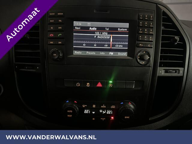 Mercedes-Benz VITO 114 CDI 7G-Tronic Automaat L2H1 Euro6 Airco | Camera | 2500KG Trekhaak | 17"LMV Parkeersensoren V+A, Navigatie, Cruisecontrol, Licht metalen velgen, Bijrijdersbank, Dakrails
