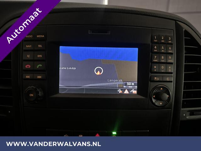 Mercedes-Benz VITO 114 CDI 7G-Tronic Automaat L2H1 Euro6 Airco | Camera | 2500KG Trekhaak | 17"LMV Parkeersensoren V+A, Navigatie, Cruisecontrol, Licht metalen velgen, Bijrijdersbank, Dakrails