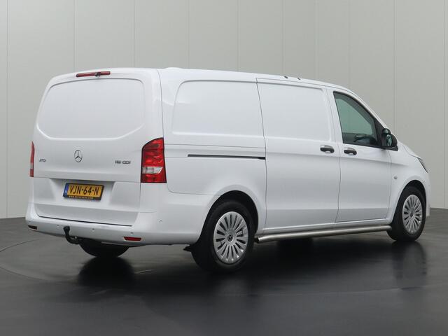 Mercedes-Benz VITO 116CDI 9G-Tronic Automaat Lang | 2xSchuifdeur | Navigatie | Airco | Cruise | Trekhaak | Betimmering
