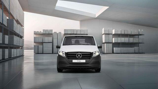 Mercedes-Benz VITO 116 CDI L3 Pro | Navigatie | Comfortstoel + Bijrijdersbank met Verwarming | Dodehoekassistent | Cruisecontrol | Achteruitrijcamera | Railbevestiging in Houten Vloer | Certified |