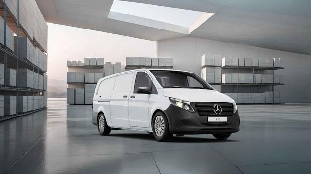 Mercedes-Benz VITO 116 CDI L3 Pro | Navigatie | Comfortstoel + Bijrijdersbank met Verwarming | Dodehoekassistent | Cruisecontrol | Achteruitrijcamera | Railbevestiging in Houten Vloer | Certified |