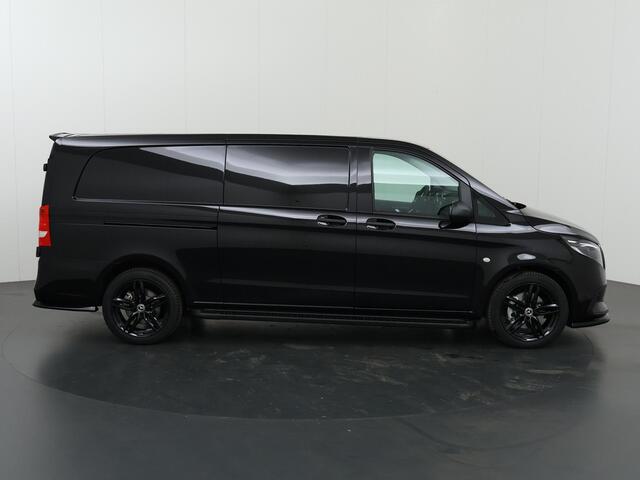 Mercedes-Benz VITO 116 CDI Aut. | L3 XL | Pro | EDITION | 19" Velgen | Spoilerpakket | Treeplanken | Automaat | Parkeercamera | Distronic Plus | Trekhaak 2500Kg | Dubbele schuifdeuren | Stoelverwarming | Nieuw