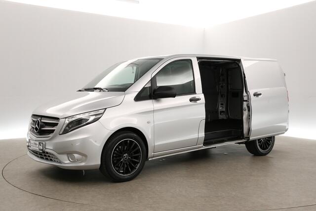 Mercedes-Benz VITO 114 CDI Lang Automaat Airco Camera Cruise Carplay LED Navi Trekhaak 3 Persoons 2xSchuifdeur 18"LMV PDC