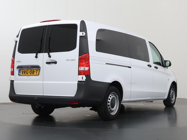 Mercedes-Benz VITO 114 CDI Aut. | XL L3 | Dubbele Cabine | Bluetooth | Climate Control | Cruise Control | 5-zits | Trekhaak | Certified