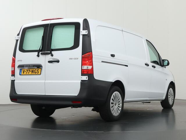 Mercedes-Benz VITO 116 CDI | L2 | AUT. | PRO | AIRCO | NAVIGATIE | CRUISE CONTROL | CAMERA | DODEHOEKDETECTIE | BIJRIJDERSBANK | STOELVERWARMING | ACHTERDEUREN INCL. RUITEN