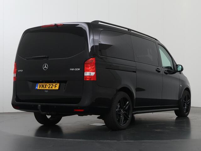 Mercedes-Benz VITO 119 CDI Aut. | L2 Lang | Dubbele Cabine | Navigatie | Parkeercamera | Airco | Cruise Control | LM Velgen | Trekhaak | Lederen Bekleding |
