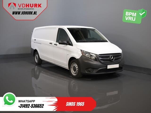 Mercedes-Benz VITO 116 CDI Aut. L2 BPM VRIJ! Carplay/ Stoelverw./ 270Gr. Deuren/ Cruise/ Airco/ Navi/ Camera/ PDC