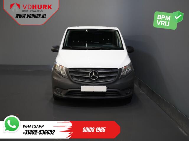 Mercedes-Benz VITO 116 CDI Aut. L2 BPM VRIJ! Carplay/ Stoelverw./ 270gr deuren/ Cruise/ Airco/ Navi/ Camera/ PDC