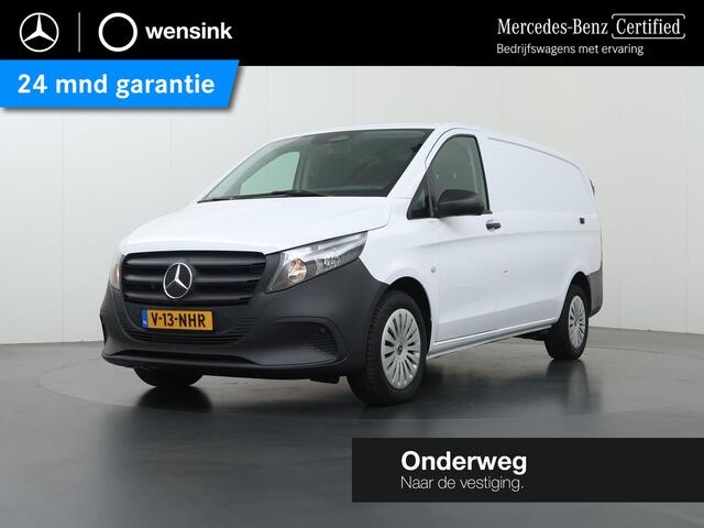 Mercedes-Benz VITO 116 CDI | Lang L2 | Pro | Navigatie | Parkeercamera | Stoelverwarming | Keyless Go | Achterdeuren met ruit | 3-zits | Certified
