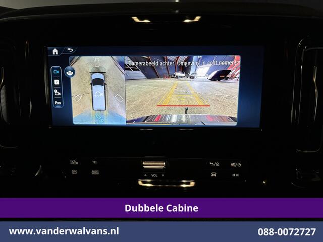 Mercedes-Benz VITO 116 CDI 164pk 9G-Tronic Automaat L2H1 Dubbele Cabine Fabrieksgarantie Euro6 Airco | 2x zijdeur | 5-Zits | 360 graden Camera LED, LM velgen, 2500kg Trekhaak, Adaptieve Cruisecontrol, Parkeersensoren, Isofix, MBUX