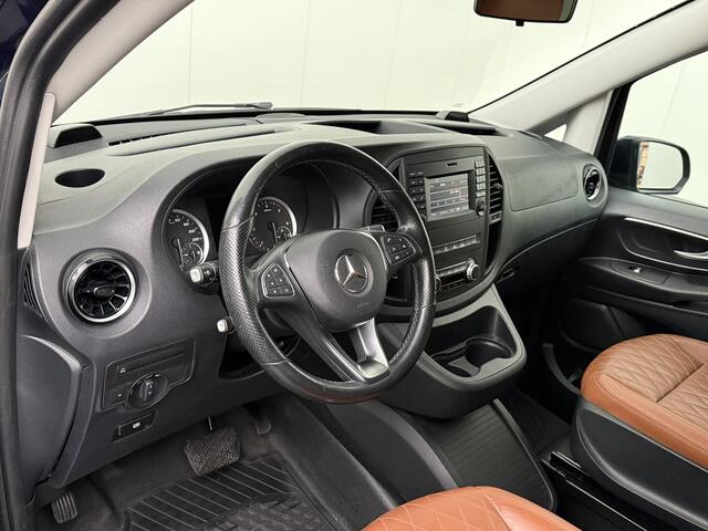 Mercedes-Benz VITO 7G-Tronic Automaat Lang Dubbele Cabine | Led | Leder | Navigatie | Camera | 2xSchuifdeur | Privacyglass