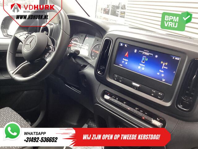 Mercedes-Benz VITO 116 CDI Aut. L3 DC Dubbel Cabine BPM VRIJ! 6 Pers./ 2xSchuifdeur/ LED/ Stoelverw./ 270Gr. Deuren/ Carplay/ Camera/ Cruise/ Trekhaak