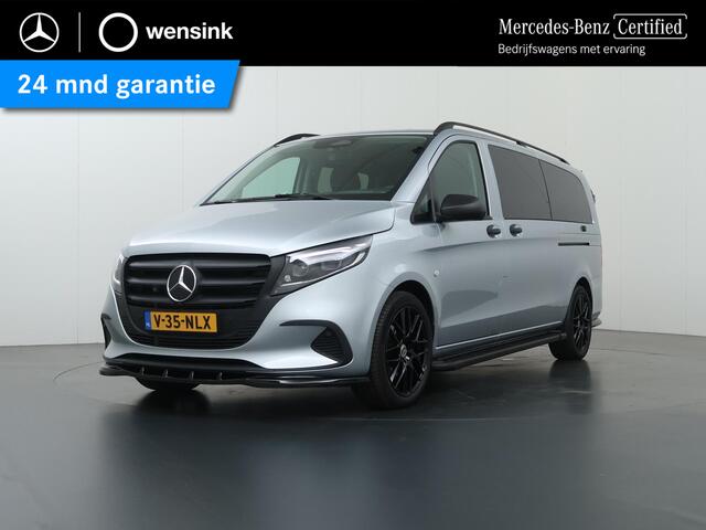 Mercedes-Benz VITO 119 XL L3 PRO | AUT. | EDITION | DUBBELE CABINE | MULTI-BEAM LED | ACHTERUITRIJCAMERA | 2500 KG AHW TREKHAAK | ACHTERDEUREN | 2X ZIJSCHUIFDEUR | CRUISE CONTROL | STOEL - STOEL | METALLIC