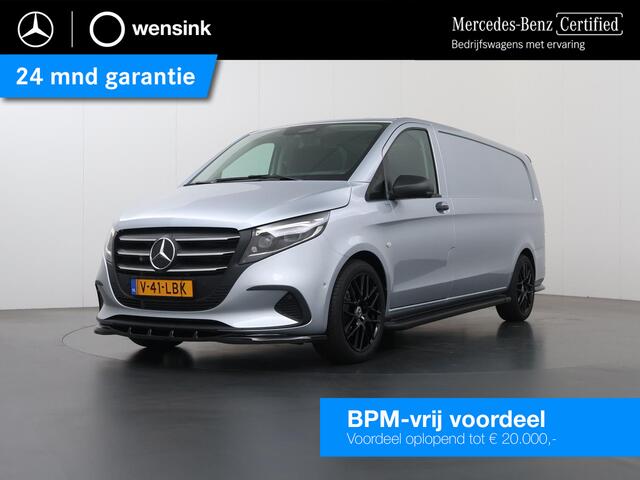 Mercedes-Benz VITO 119 CDI Aut. | XL L3 | Select | EDITION | Luchtvering | Distronic Plus | Spiegelpakket | Stoelverwarming | Dodehoekassistent | Climate Control | Parkeerpakket | Comfortstoelen | Afneembare trekhaak | Lichtmetalen Velgen |